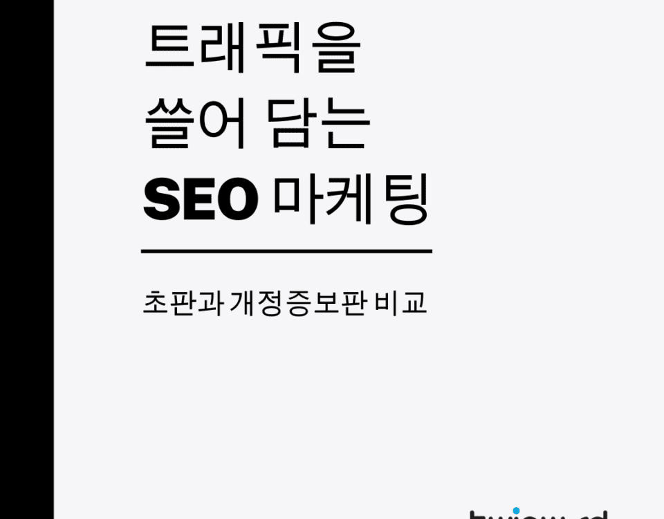 트래픽을 쓸어 담는 SEO 마케팅 - 초판과 개정증보판 비교